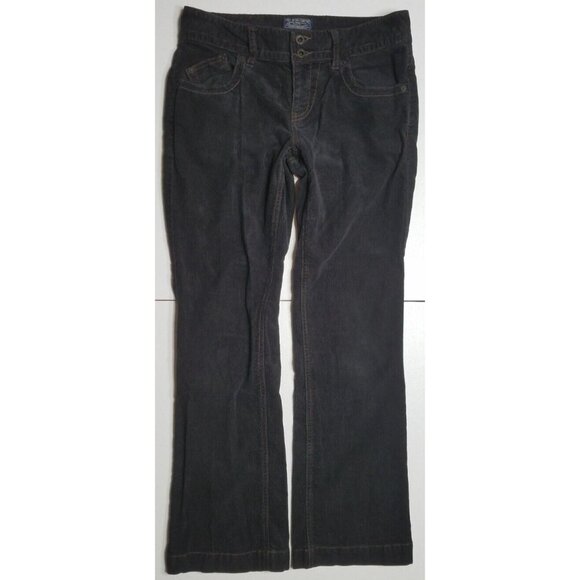 Polo Jeans Company Wendy Mid Rise Bootcut Black Corduroy Jeans Women's Size 4x30 - Picture 1 of 16